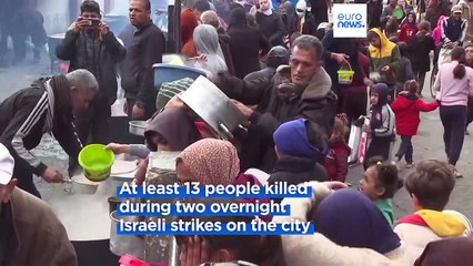 Israeli strikes kill 13 overnight in Rafah as Palestinians start fleeing area