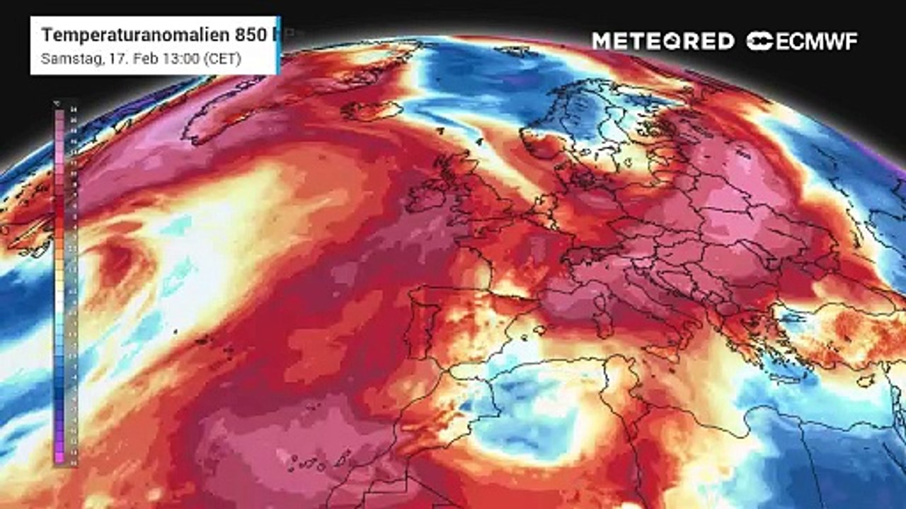 Deutlich zu mild geht es über europa auch in den nächsten tagen und wochen weiter!