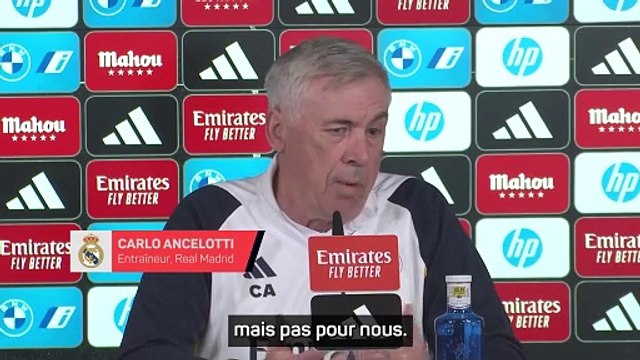 Ancelotti : Mbappé ? Ce n'est pas le sujet du jour pour nous
