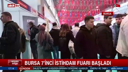 Bursa 7'inci istihdam fuarı başladı
