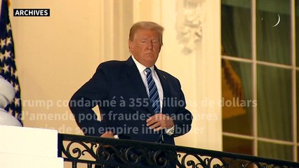 Trump condamné à 355 millions de dollars d'amendes pour fraudes financières à New York