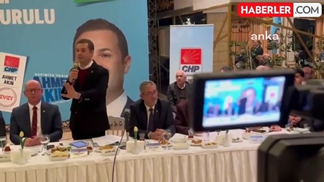 CHP Balıkesir Büyükşehir Belediye Başkan Adayı Ahmet Akın, 2024 Yerel Seçim Koordinasyon Kurulu Toplantısı'nda konuştu