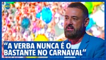 Secretário de Cultura de MG sobre investimentos no carnaval: 'Vamos incrementar, porque dinheiro nunca é o bastante'