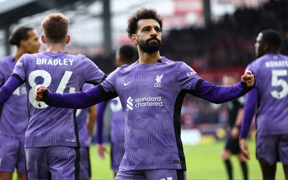 محمد صلاح يقود ليفربول للفوز على برينتفورد