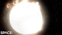 Stunning Animation Of A Red Super Giant Star Go Supernova