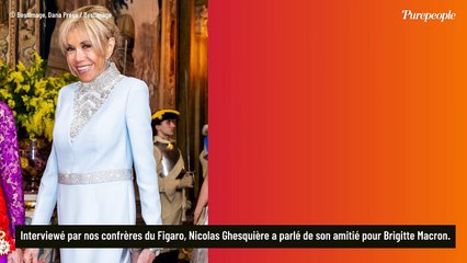 "Une silhouette parfaite", une "personnalité solaire, inspirante" : Un célèbre styliste craque pour Brigitte Macron