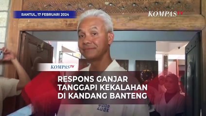 Jawaban Ganjar Saat Ditanya Hasil QC Kalah di Kandang Banteng