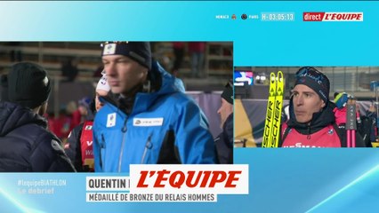 Fillon Maillet : «J'ai tout donné» - Biathlon - Mondiaux (H) - Relais