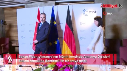 Bakan Fidan, Alman mevkidaşı ile görüştü