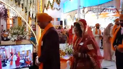 गुरमुख समागम में सात जोड़ों का हुआ आनंद कारज, देखे वीडियो