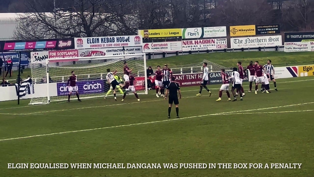 Elgin City 2 Stenhousemuir 2 - Elgin goals