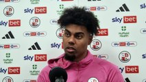 Crawley Town goalkeeper Corey Addai after clean sheet against Forest Green Rovers