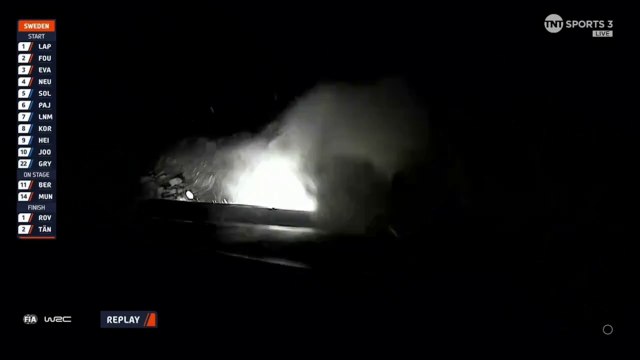 WRC Sweden 2024 SS15 Munster Crashes