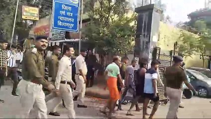 Police took out a procession of Pankaj murder case accused, policemen
