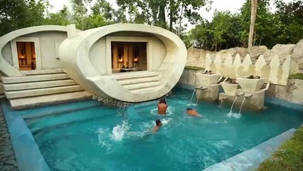 Building a Private Pool in a Luxury Underground House in 149 Days