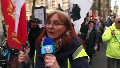 L' incohérence de Mélenchon dans son soutien à l'Ukraine néo-nazie. Paris/France 17 Février 2024