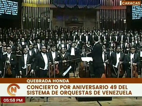 Caracas | Sistema de Orquestas de Venezuela celebra 49° aniversario con un concierto de gala