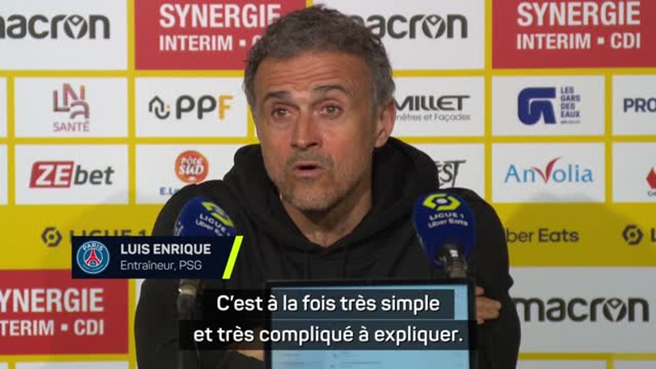 PSG - Luis Enrique justifie l'absence de Mbappé dans le onze de départ