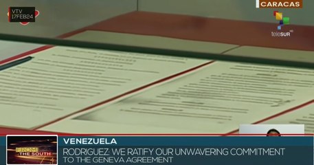 Venezuela ratifies its commitment to the Geneva Agreement