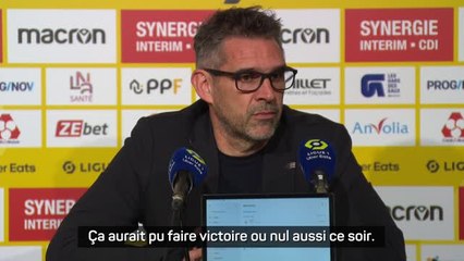 Nantes - Gourvennec : "Ça aurait pu faire victoire ou nul aussi ce soir"