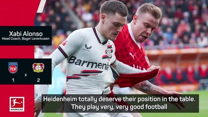 Download Video: Leverkusen attitude spot on to undo Heidenheim says Xabi Alonso