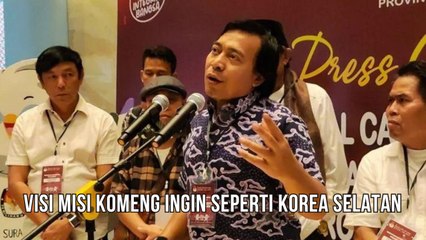 Visi Misi Komeng, Ingin Seni dan Budaya Indonesia Bisa Seperti Korea Selatan