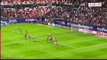 Así cobró el penal Unai Bilbao, para dejar al Atlético de San Luis  solo con un punto, tras el empate a 3 goles con Xolos