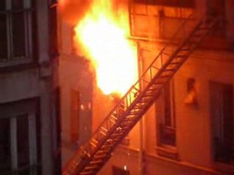 Incendie (4) du 3 avril 2008 ,Paris rue saint jacques