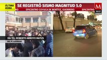 Director de Protección Civil Guerrero informa sobre el sismo en Coyuca de Benítez