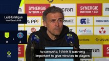 Mbappé on the bench was simply squad rotation - Luis Enrique