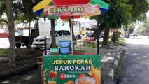 FRESH ! SQUEEZED ORANGE JUICE ROADSIDE | INDONESIAN STREET FOOD