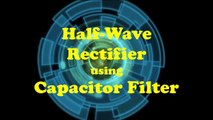 Half Wave Rectifier with Fileter