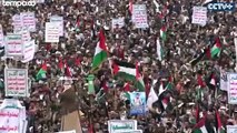 Aksi Protes Warga Yaman Mengecam AS Menyebut Houthi Sebagai Teroris