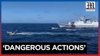 Philippines accuses Chinese boats of 'dangerous' actions