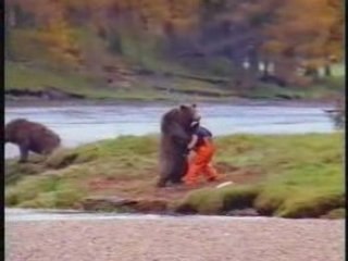 Funny clips - Man Fights A Bear