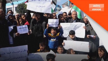 Kekejaman Zionis: Penduduk Gaza laung 'kami mahu makan'