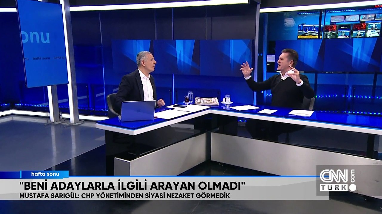 Mustafa Sarıgül, gündemin sıcak gelişmelerini ve kritik başlıklarını Hafta Sonu'nda değerlendirdi