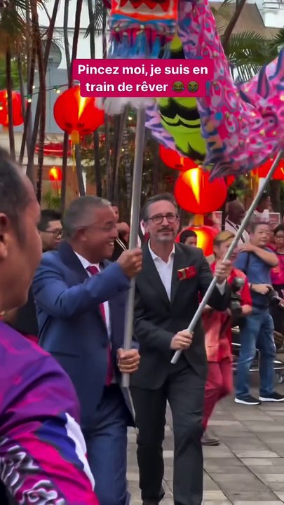 Jérôme Filippini participe à la danse du dragon pendant le nouvel an chinois et déclenche une vague de commentaires bienveillants