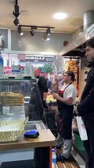 Döner ustası, Murat Kurum'u terletti