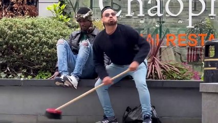 Professional cleaner prank - I eat this stranger food must watch - joker pranks compilation latest