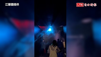 小心高強度雷射光！拍中台灣燈會「時光蟲洞」 手機竟GG了(江肇國提供)