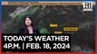 Today's Weather, 4 P.M. | Feb. 18, 2024