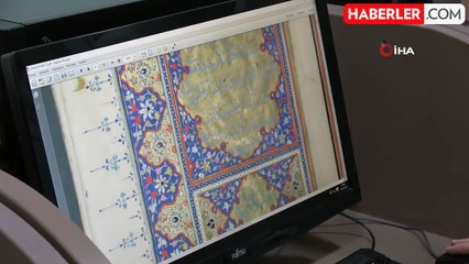 Yüzlerce yıllık el yazması ve nadir eserlere böyle sahip çıkılıyor