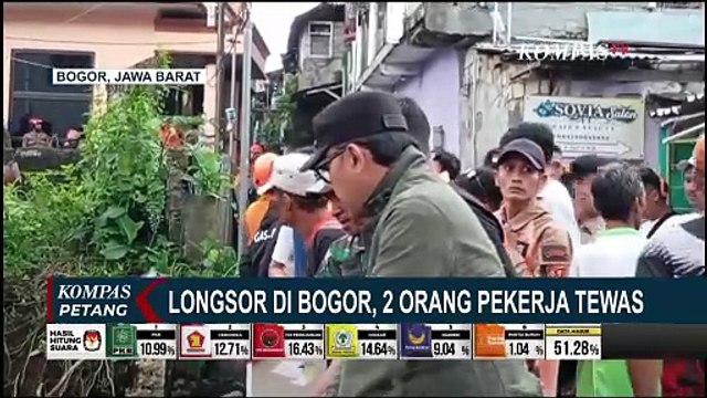Tebing Setinggi 10 Meter di Tajur Longsor, 2 Pekerja Proyek Tewas Tertimbun!