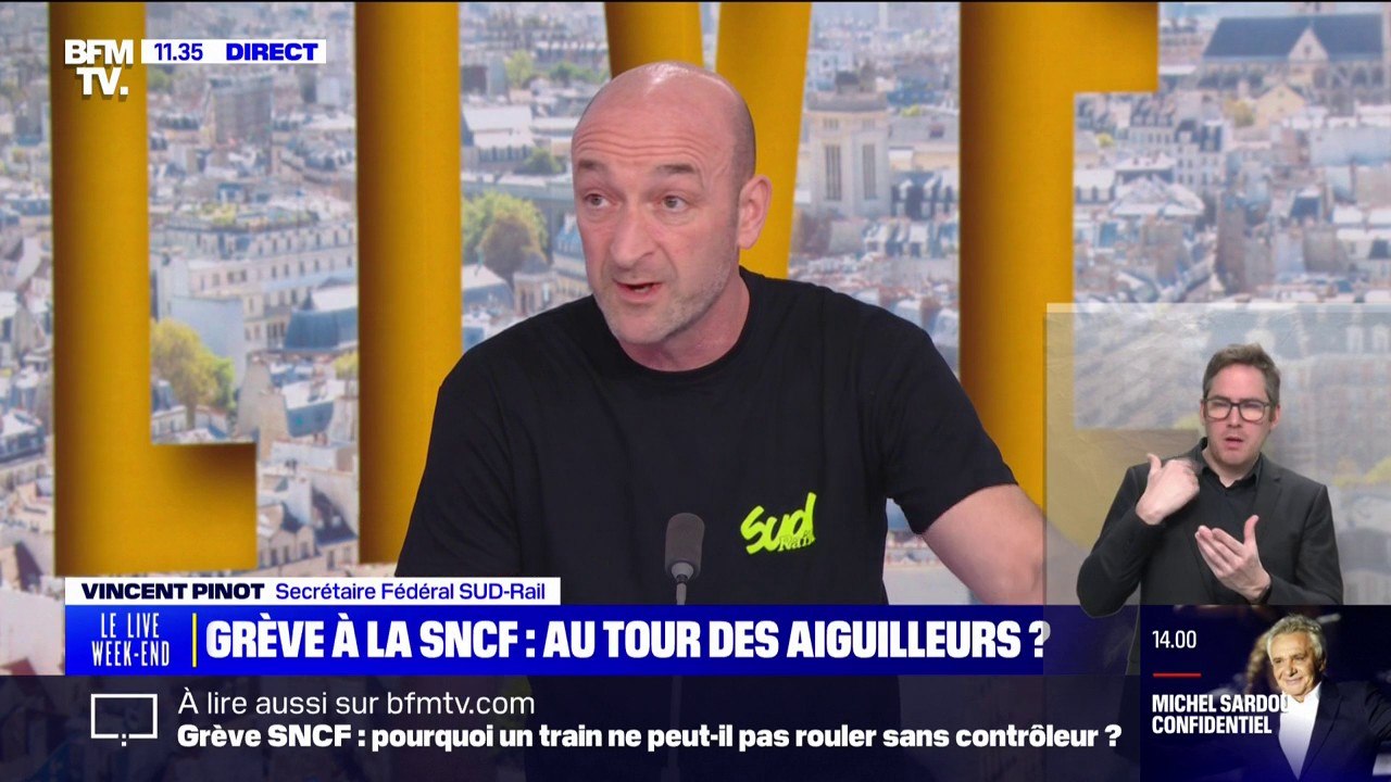 SNCF: Vincent Pinot, secrétaire fédéral Sud-Rai...