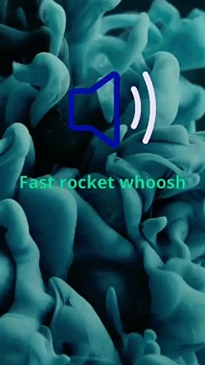 Fast rocket whoosh