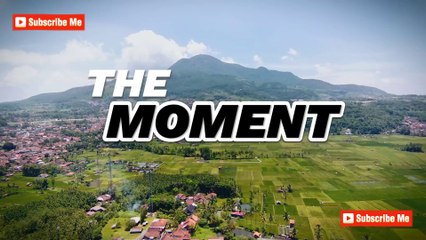 Drone view of the rice fields at the foot of Mount Tampomas