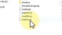 Can't Find install.wim Missing Windows 110 ISO File