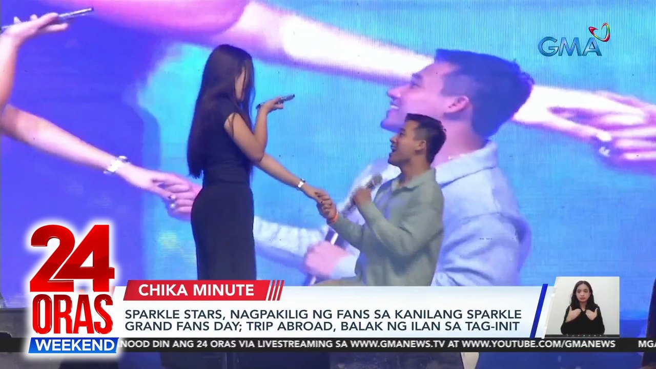 Sparkle stars, nagpakilig ng fans sa kanilang Sparkle Grand Fans day; trip abroad, balak ng ilan sa tag-init | 24 Oras Weekend