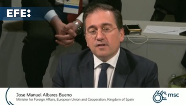 Albares, en Múnich: Esta escalada de violencia no tiene justificación